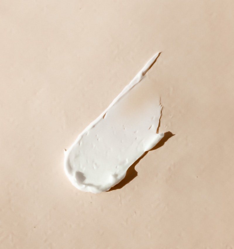 Skincare cream texture